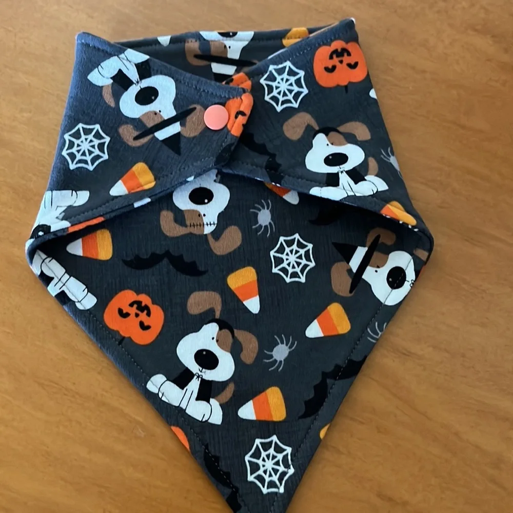 Halloween dogs baby bandana bib